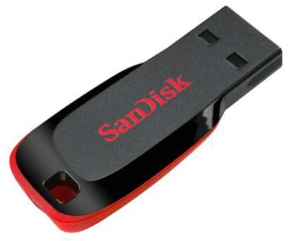 Pendrive (pamięć USB) Sandisk 64GB Cruzer Blade (czarny)